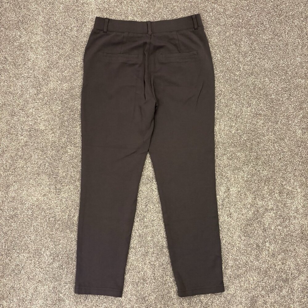 Marycrafts Women's Pull On Chino Pants Size 4 Gray Cropped Mid Rise Stretch NWOT - Picture 6 of 14